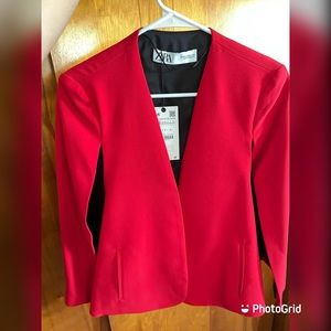 Zara Womens slit style blazer in size US Xtra Small